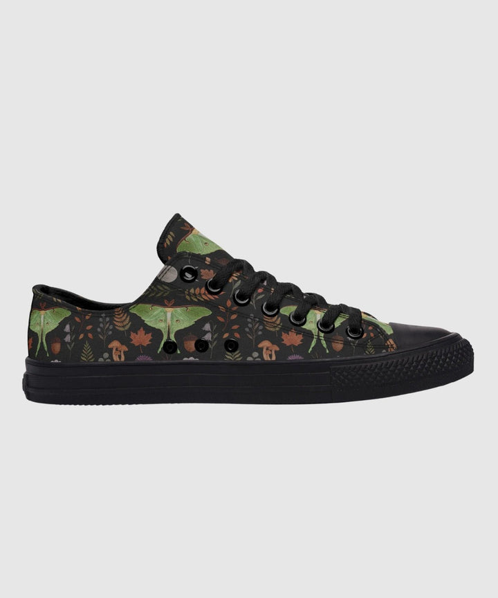 Luna Moth Low Tops - The Pagan Grimoire