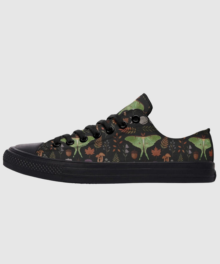 Luna Moth Low Tops - The Pagan Grimoire