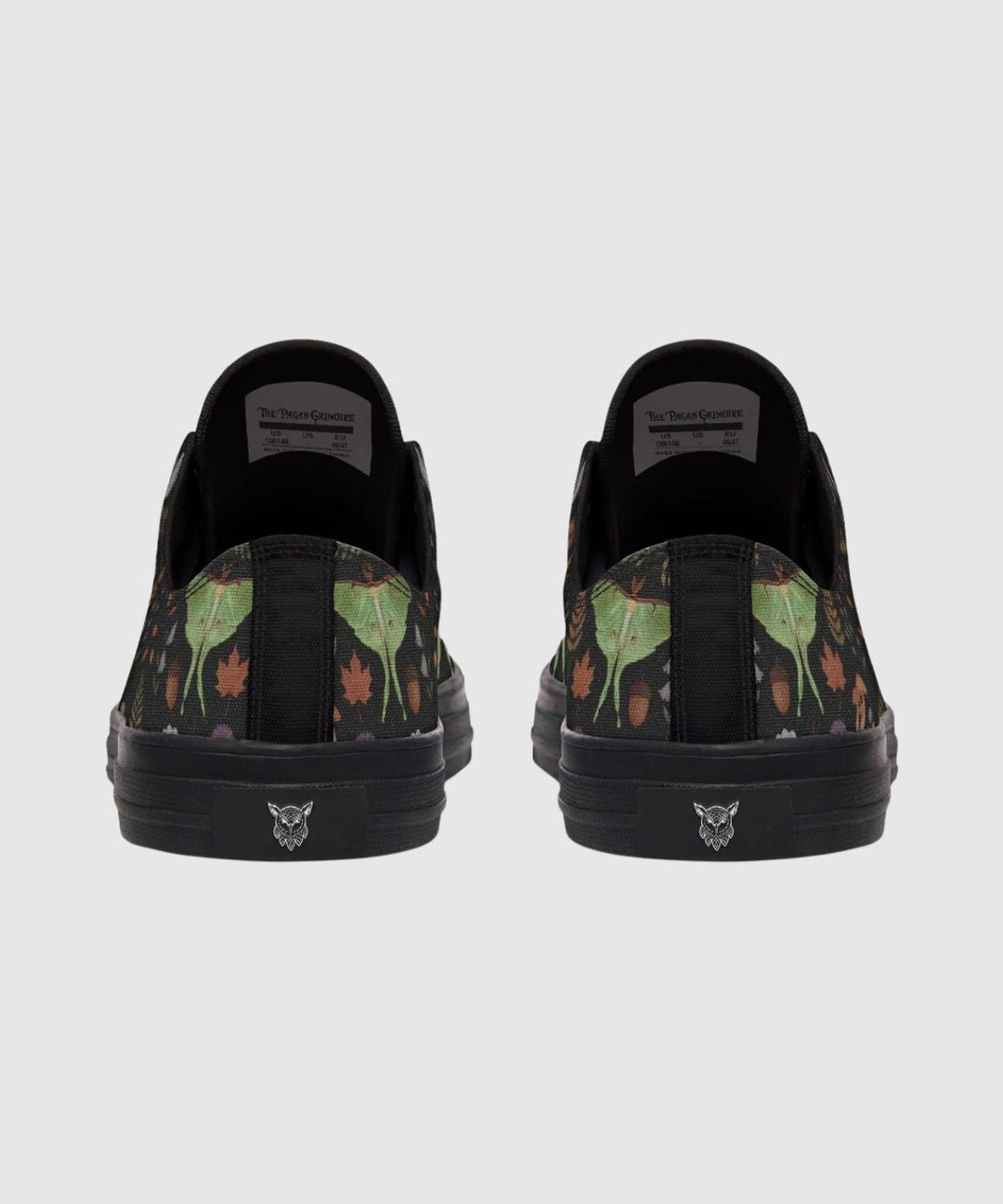 Luna Moth Low Tops - The Pagan Grimoire