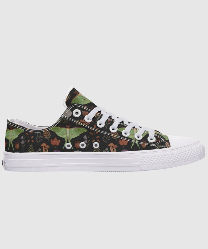 Luna Moth Low Tops - The Pagan Grimoire