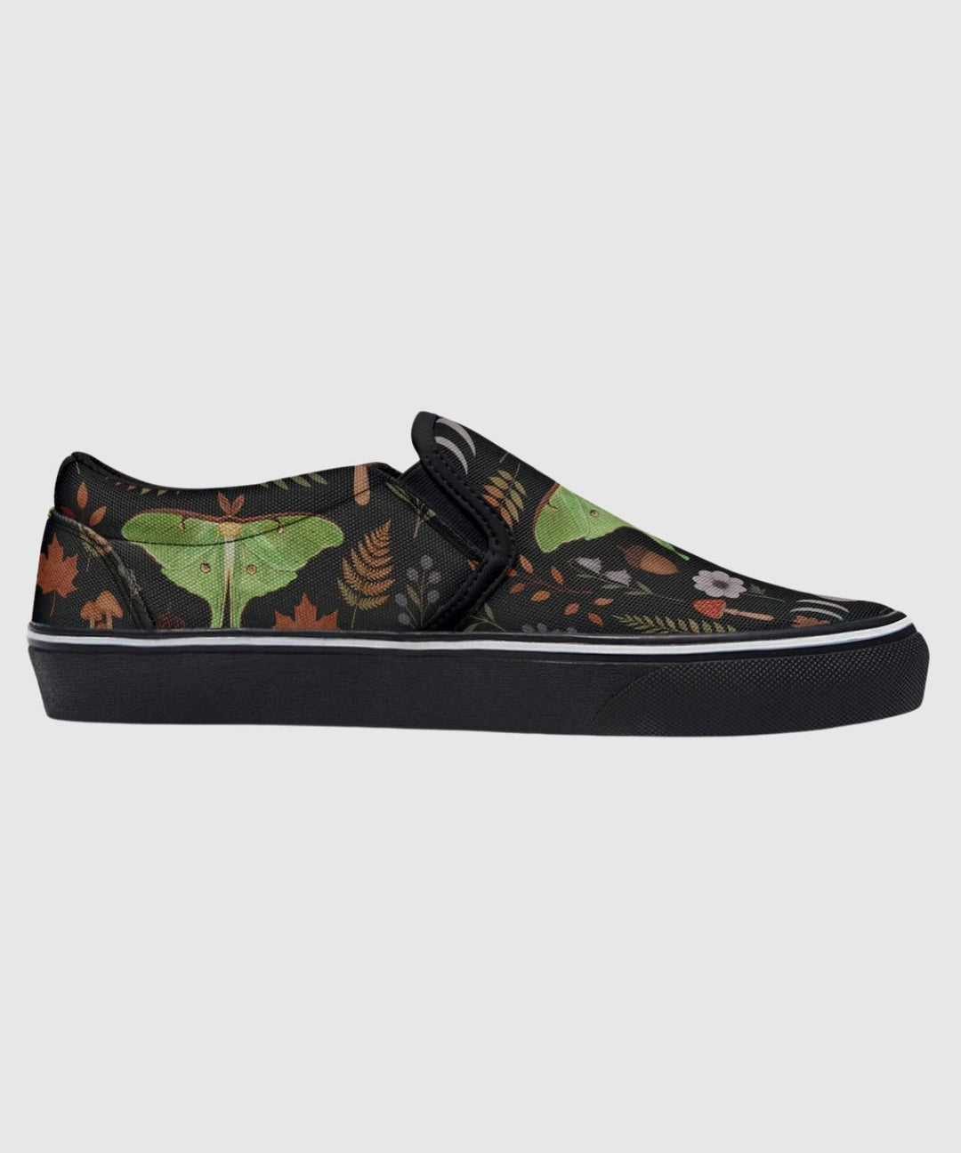 Luna Moth Slip - On Shoes - The Pagan Grimoire