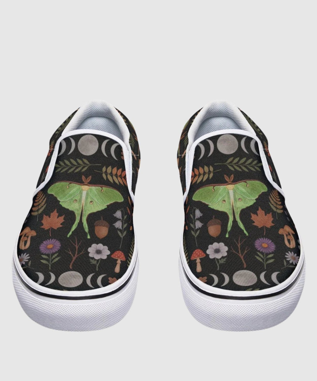 Luna Moth Slip - On Shoes - The Pagan Grimoire