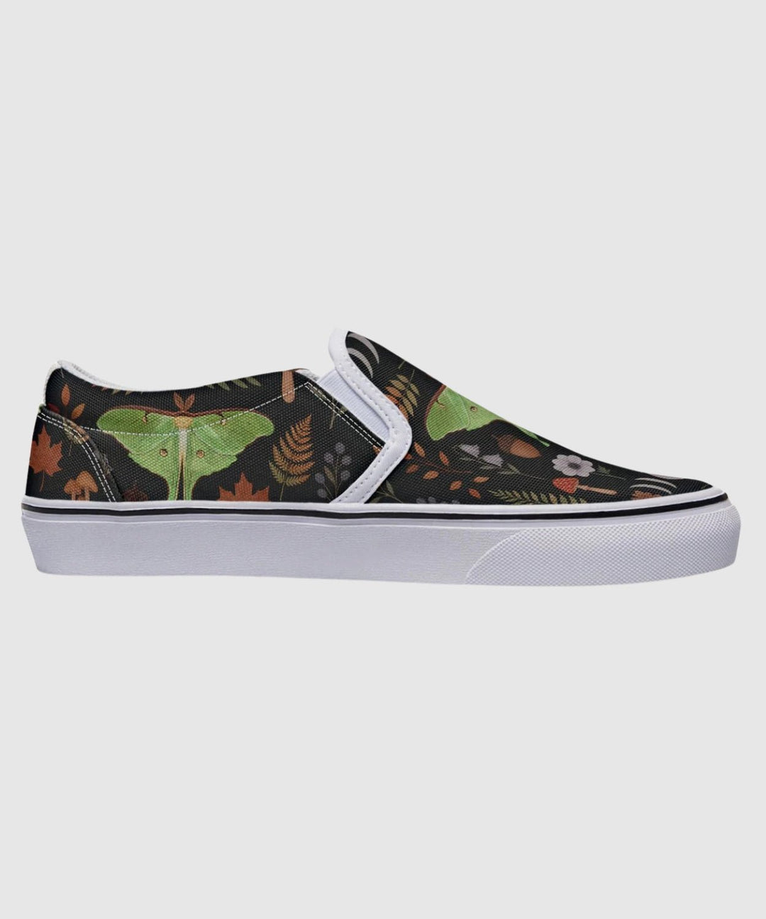 Luna Moth Slip - On Shoes - The Pagan Grimoire