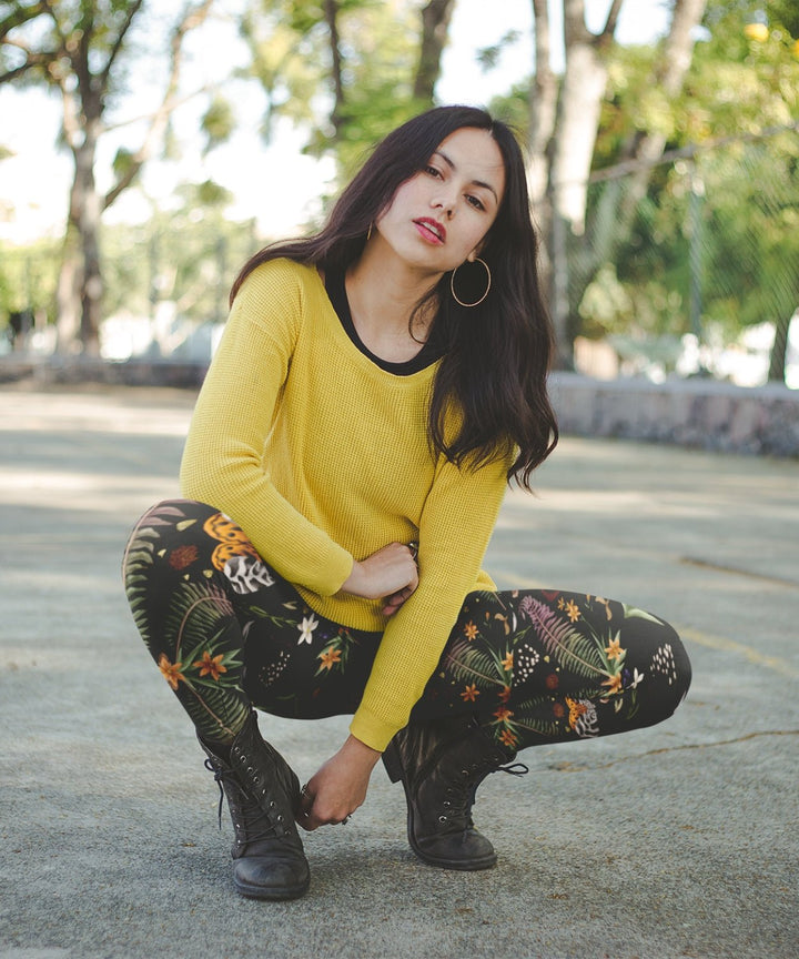 Magical Forest Moth Leggings - The Pagan Grimoire