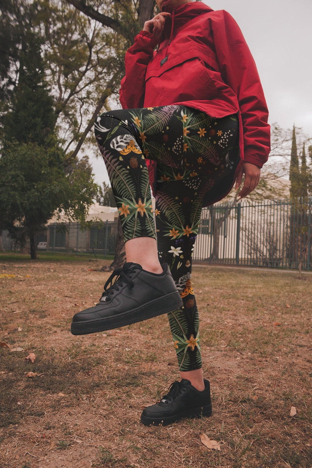 Magical Forest Moth Leggings - The Pagan Grimoire
