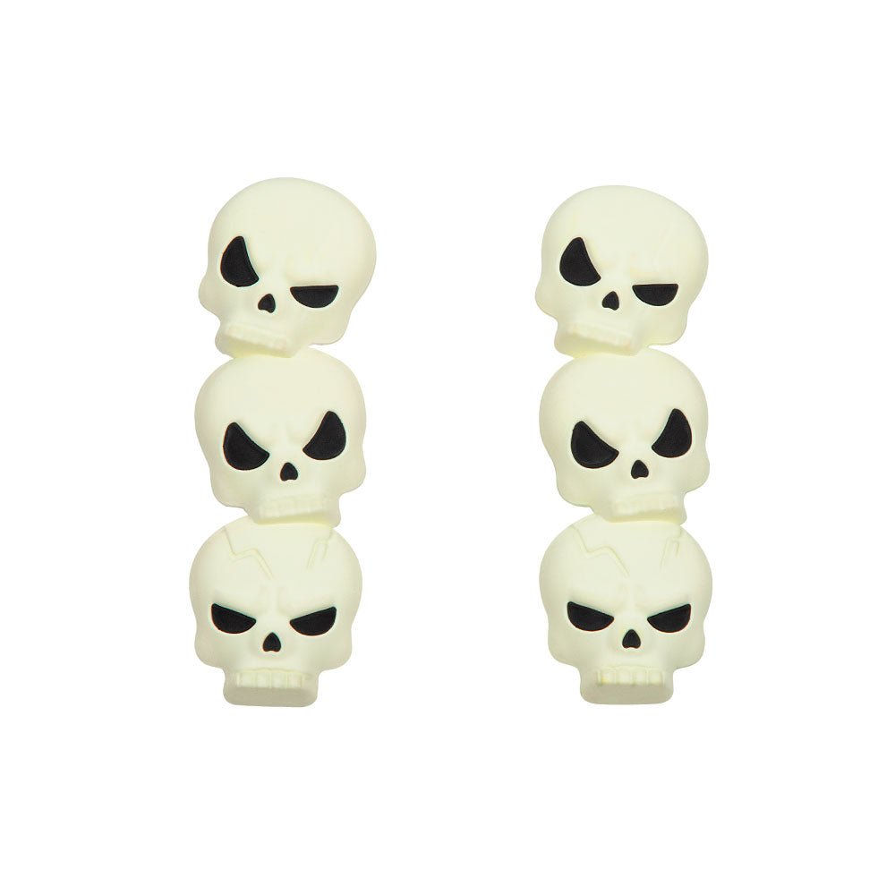Chocolaticas Skeletons Under Your Bed Mary Jane platform shoes, skull charms.