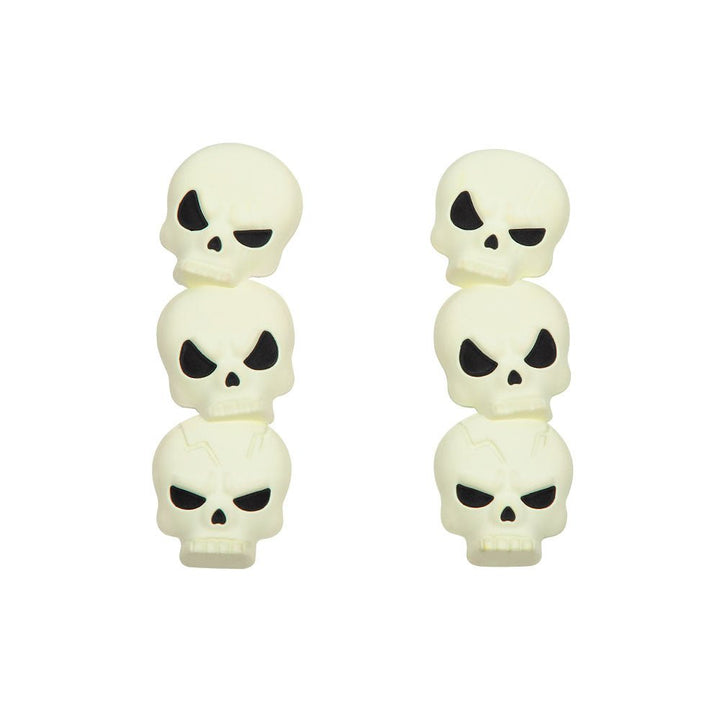 Chocolaticas Skeletons Under Your Bed Mary Jane platform shoes, skull charms.