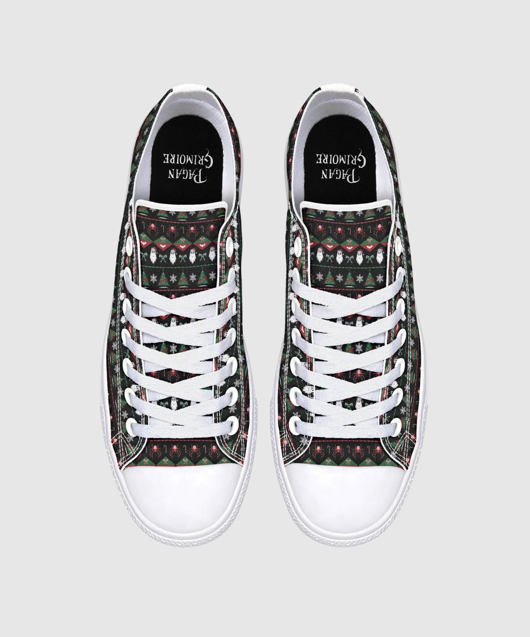Merry Gothmas Low Tops - The Pagan Grimoire