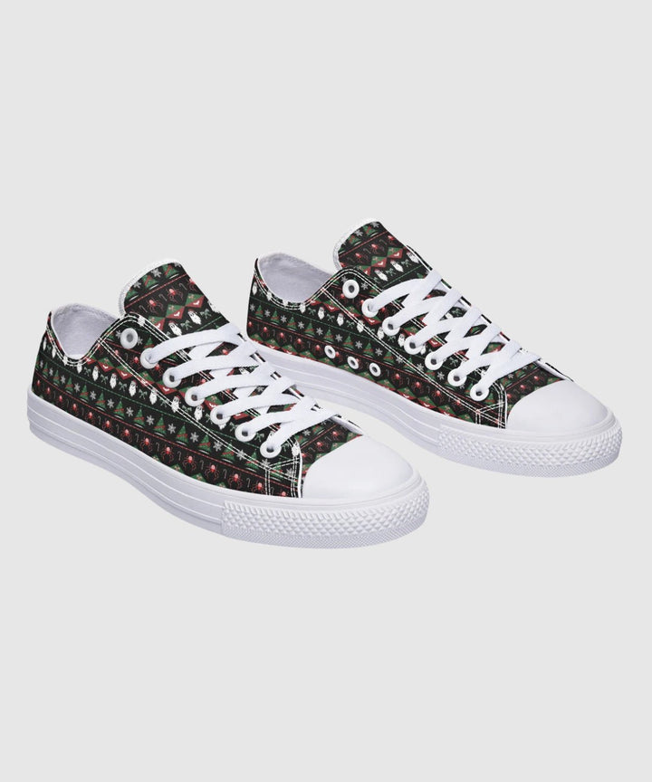 Merry Gothmas Low Tops - The Pagan Grimoire