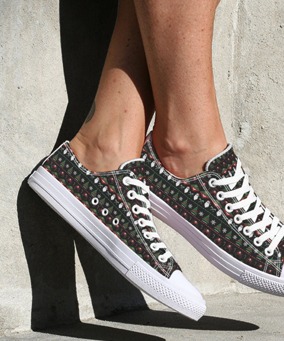 Merry Gothmas Low Tops - The Pagan Grimoire
