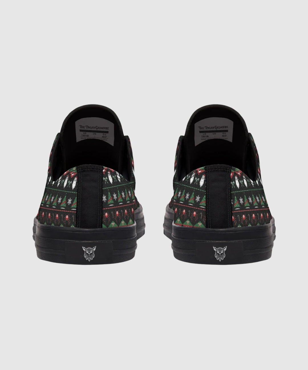 Merry Gothmas Low Tops - The Pagan Grimoire