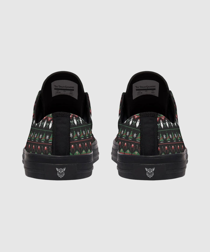 Merry Gothmas Low Tops - The Pagan Grimoire