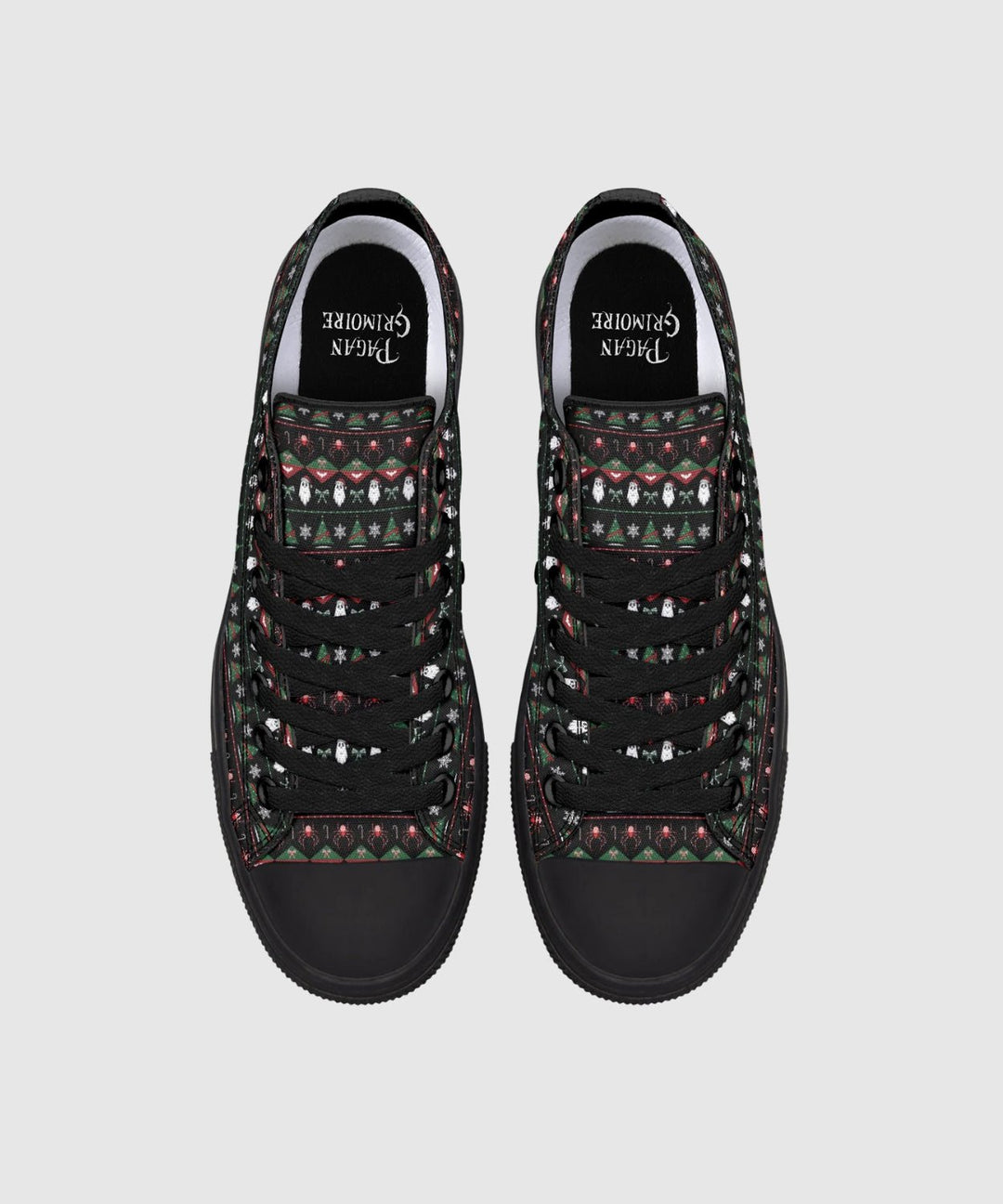 Merry Gothmas Low Tops - The Pagan Grimoire