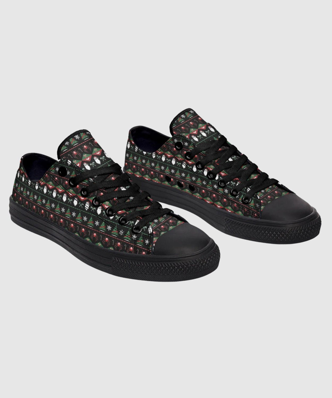 Merry Gothmas Low Tops - The Pagan Grimoire