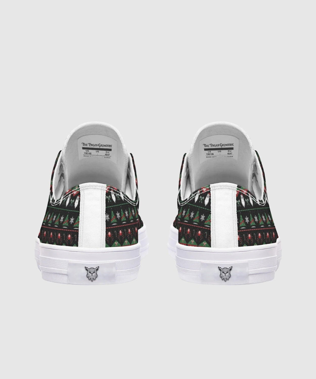 Merry Gothmas Low Tops - The Pagan Grimoire