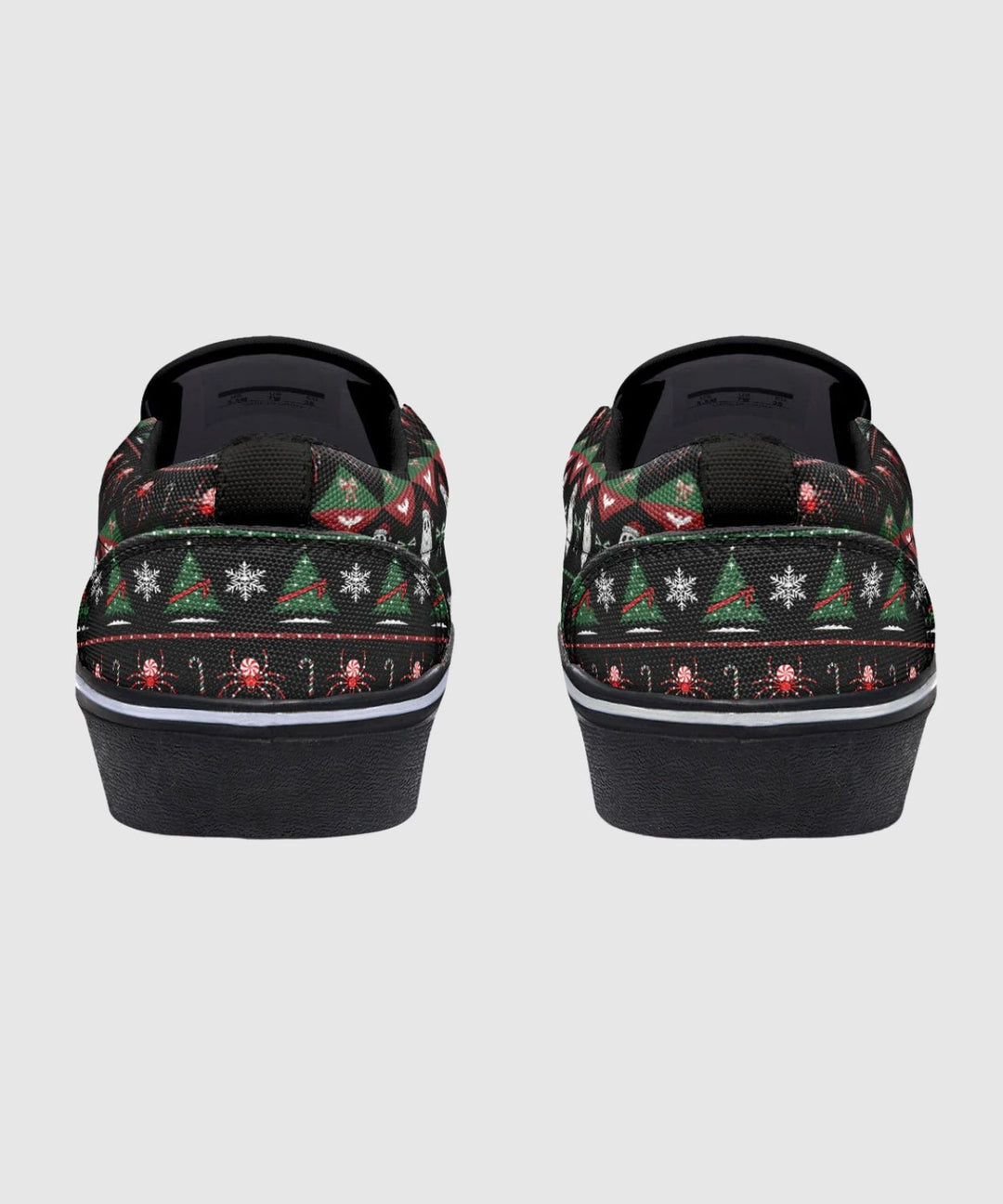 Merry Gothmas Slip On Sneakers - The Pagan Grimoire
