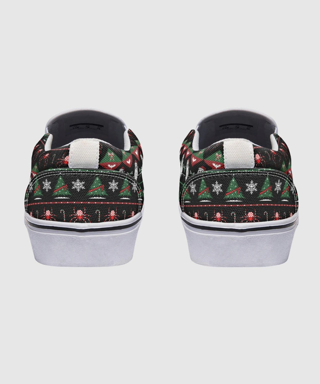 Merry Gothmas Slip On Sneakers - The Pagan Grimoire