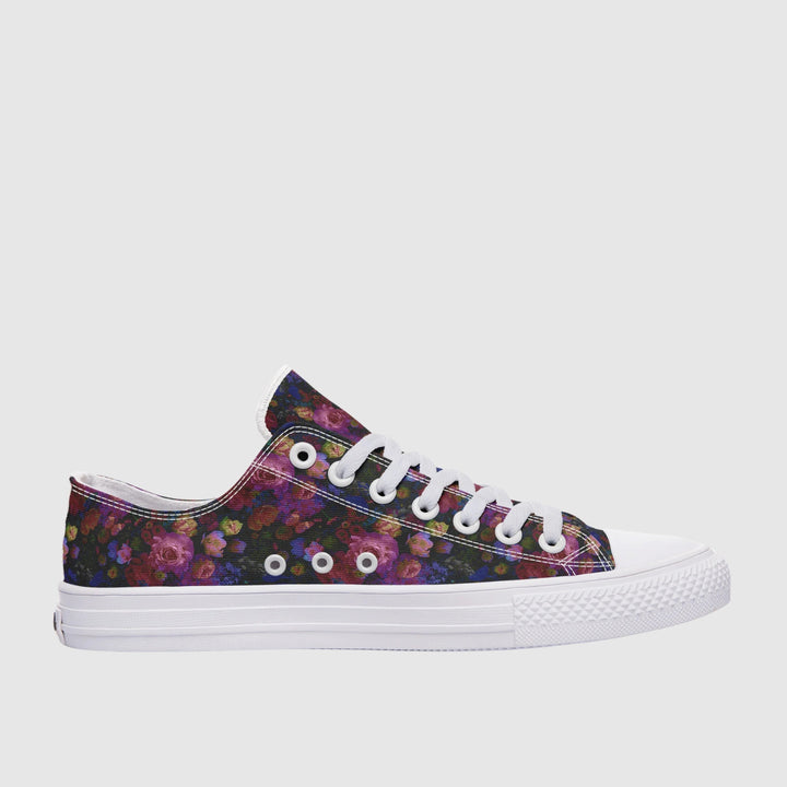 Midnight Bloom Gothic Low Tops