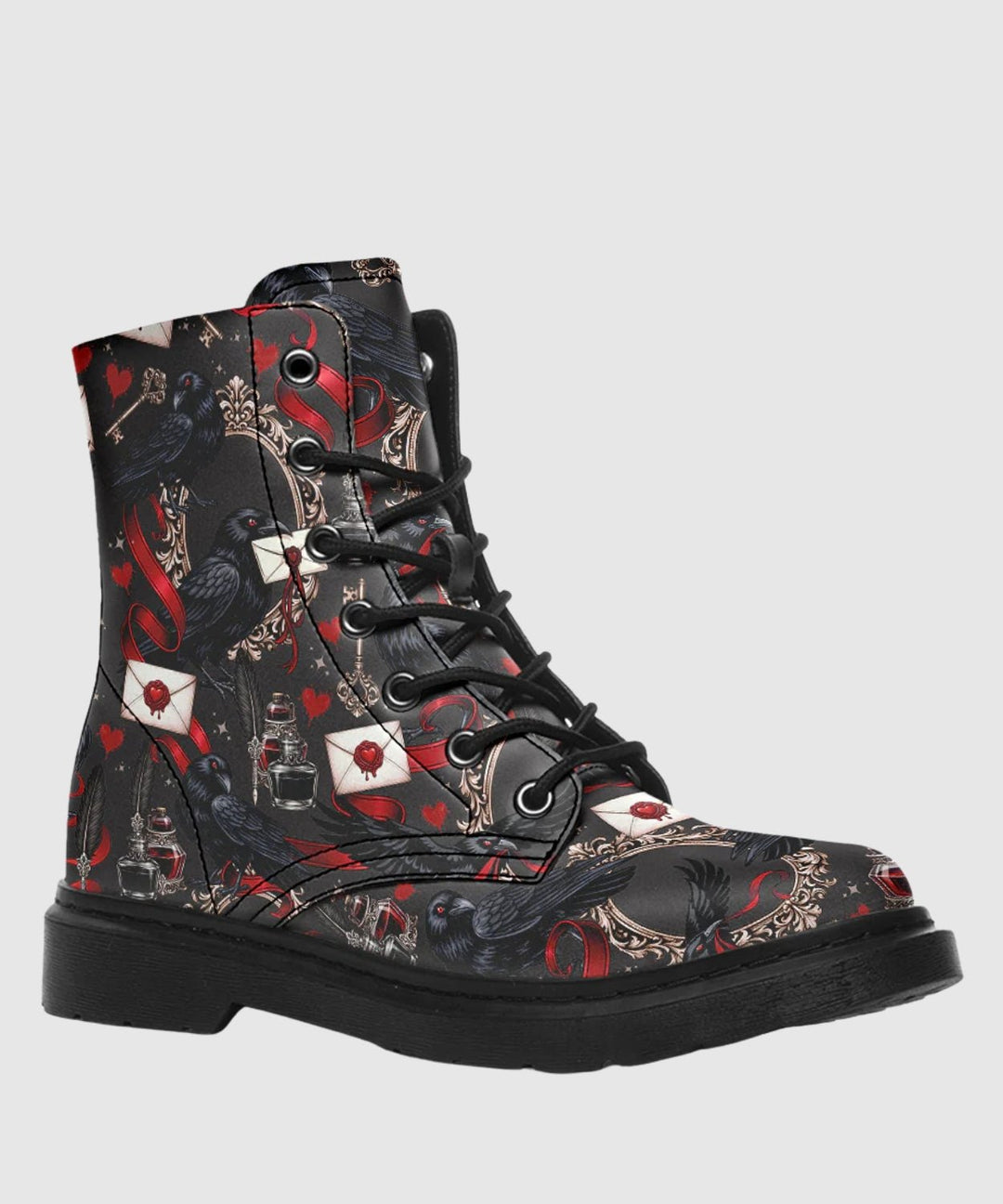 Nevermore Raven Boots - The Pagan Grimoire