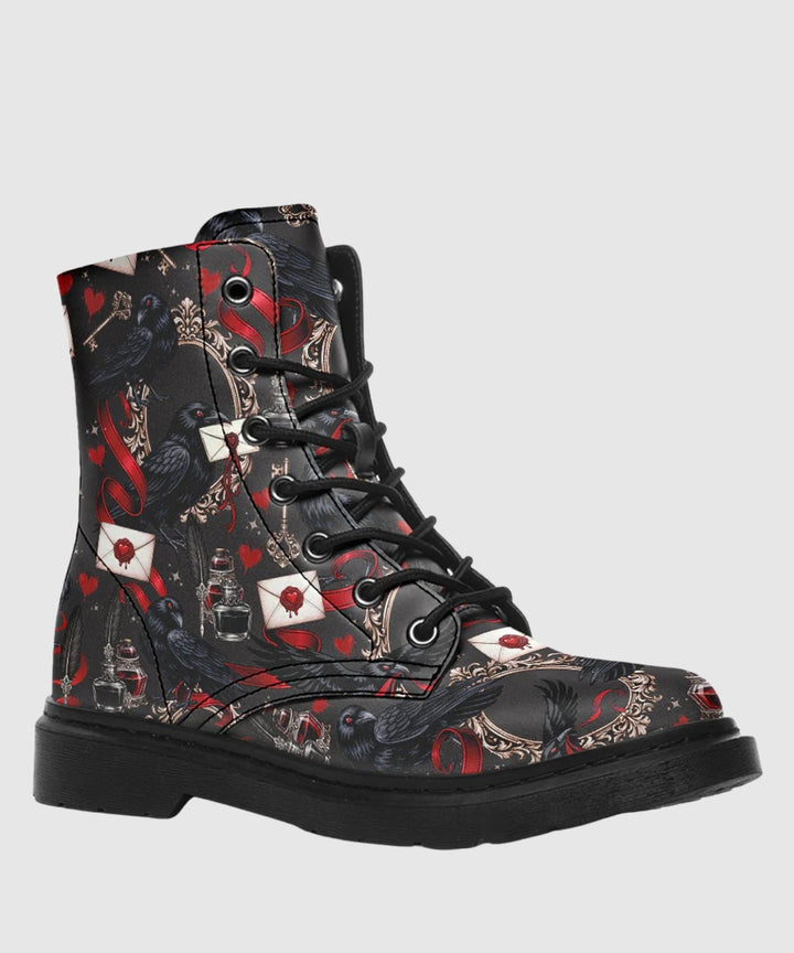 Nevermore Raven Boots - The Pagan Grimoire