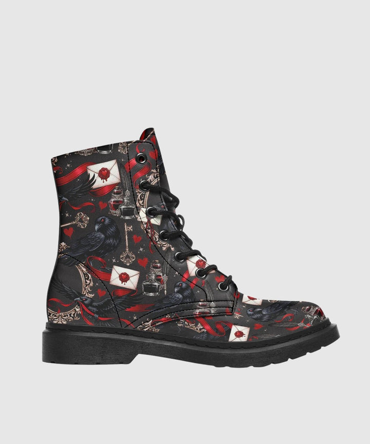 Nevermore Raven Boots - The Pagan Grimoire