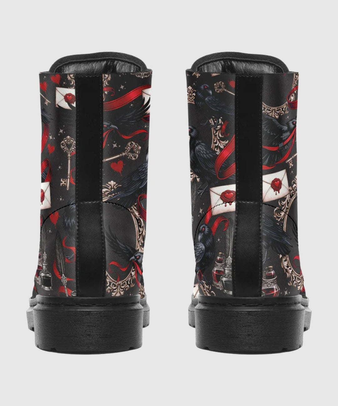 Nevermore Raven Boots - The Pagan Grimoire
