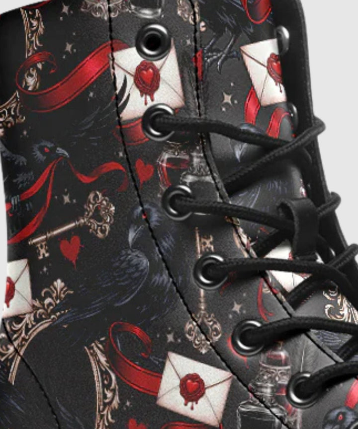 Nevermore Raven Boots - The Pagan Grimoire