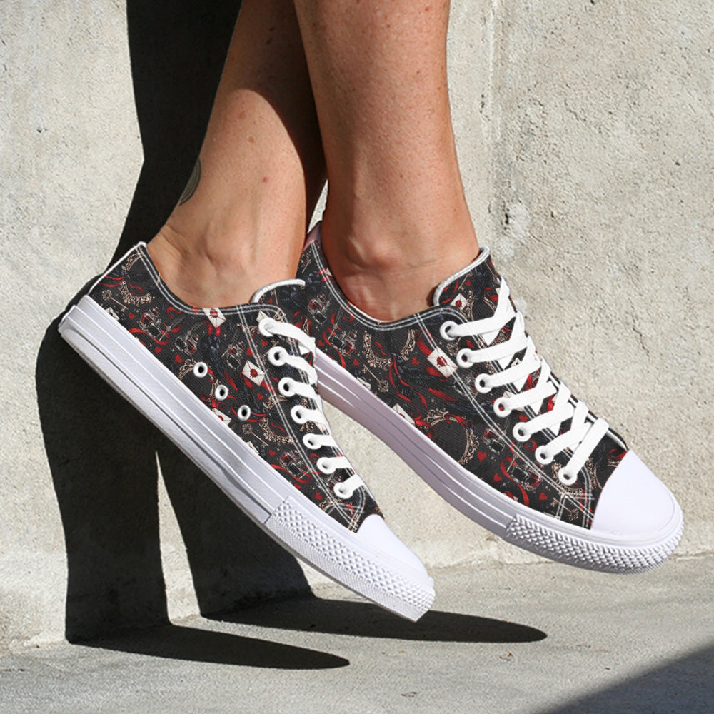 Nevermore Raven Low Tops - The Pagan Grimoire