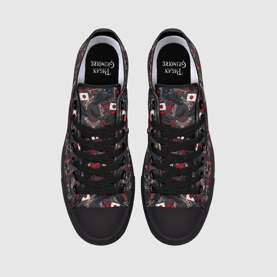 Nevermore Raven Low Tops - The Pagan Grimoire