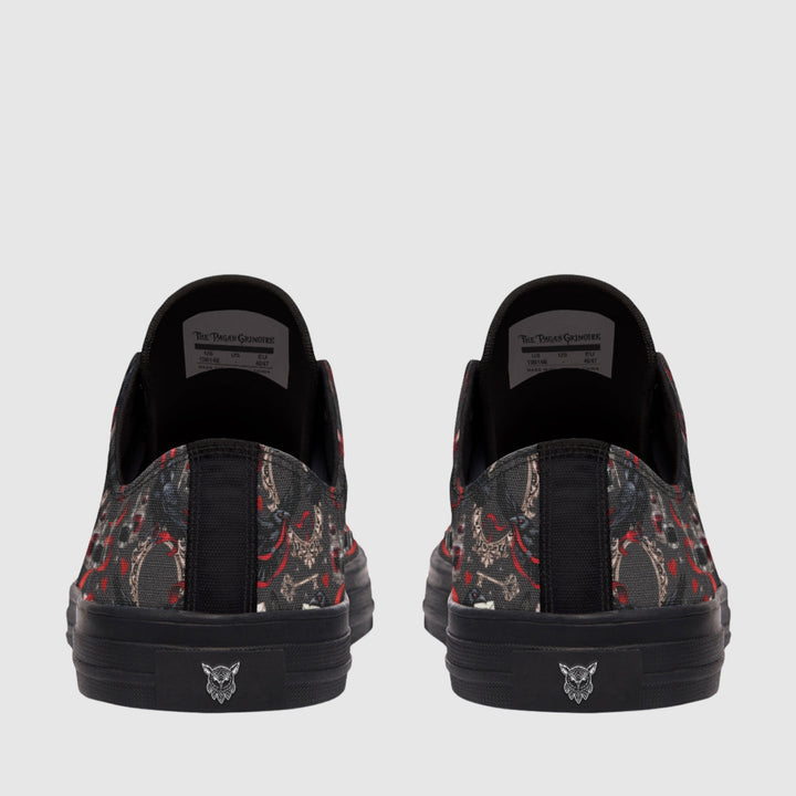 Nevermore Raven Low Tops - The Pagan Grimoire