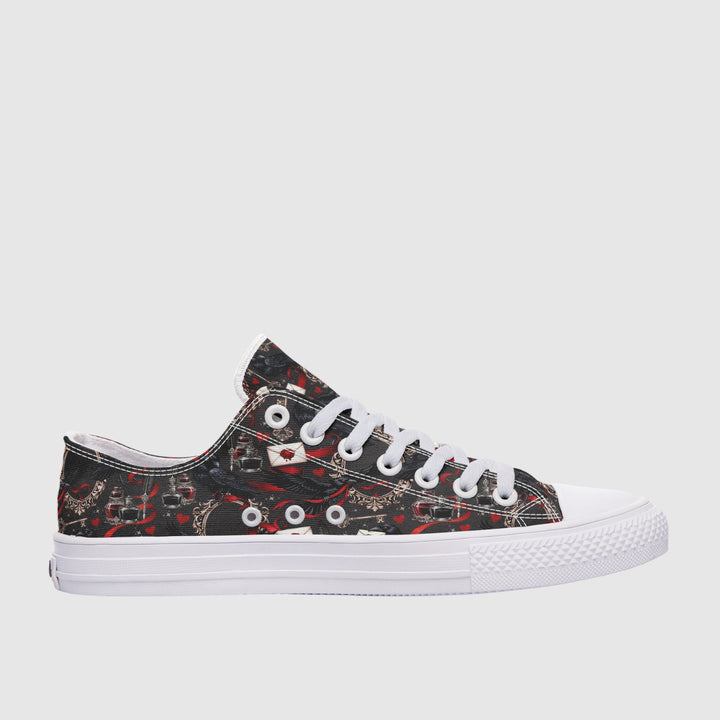Nevermore Raven Low Tops - The Pagan Grimoire
