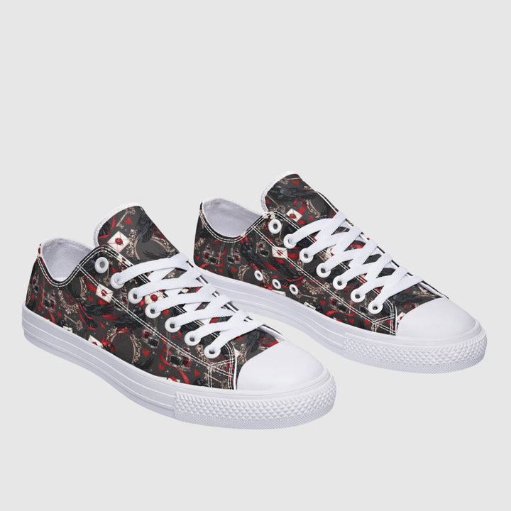 Nevermore Raven Low Tops - The Pagan Grimoire