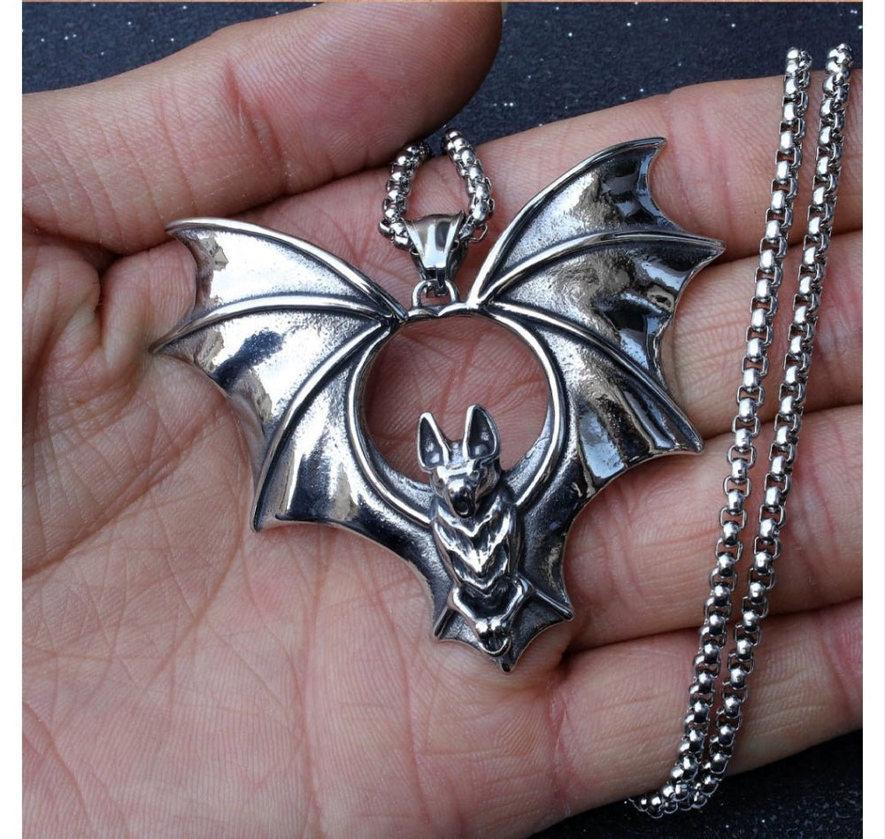 Bat Necklace - The Pagan Grimoire