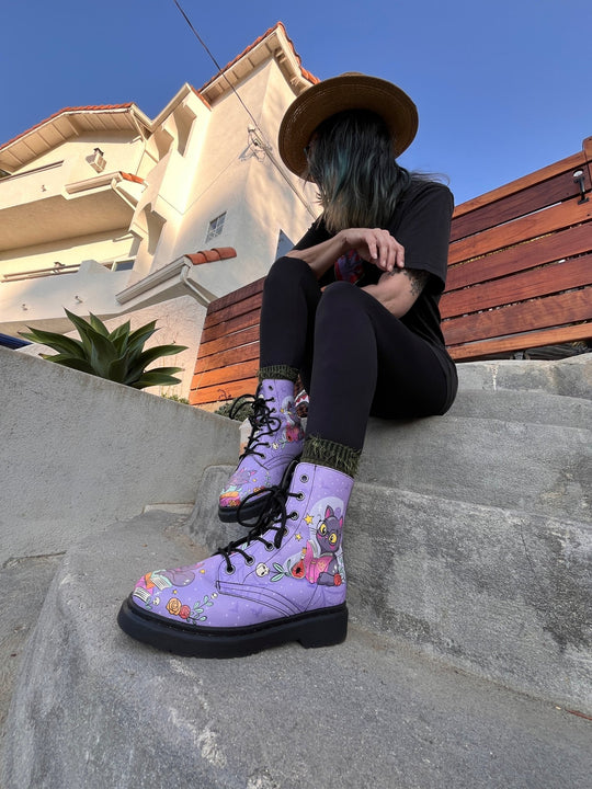 Magic Gothic Witch Men's Boots