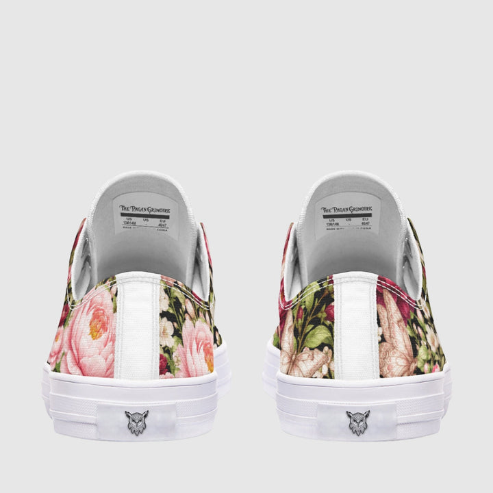 Persephone Low Tops (Spring Version) - The Pagan Grimoire