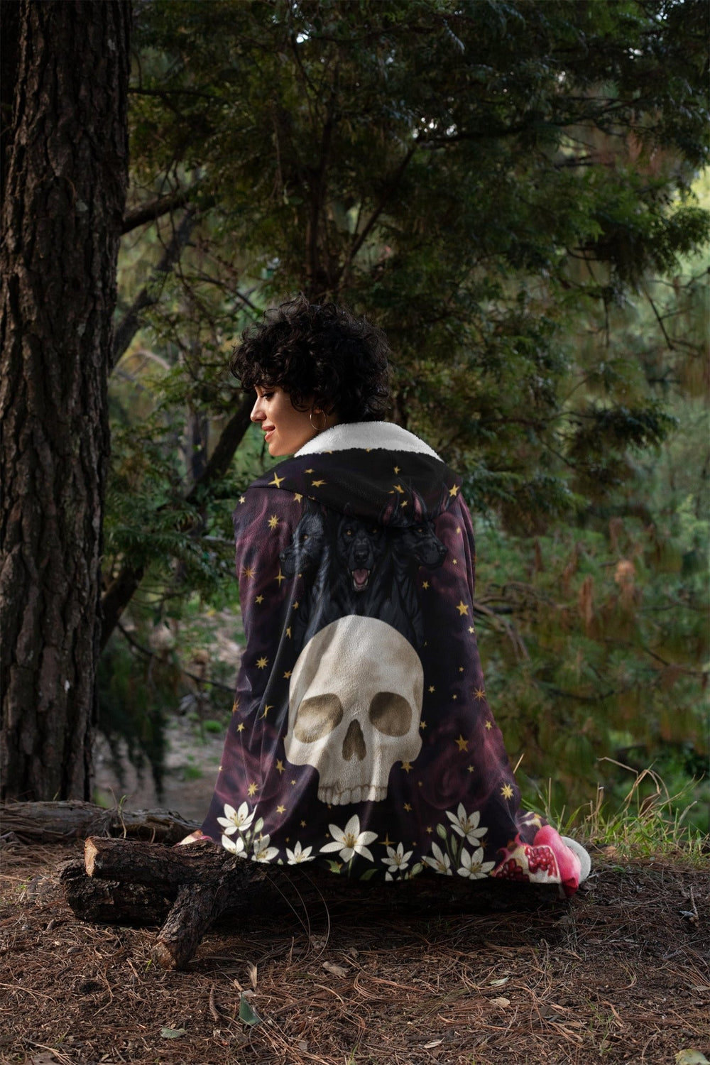 Persephone Hooded Blanket - The Pagan Grimoire