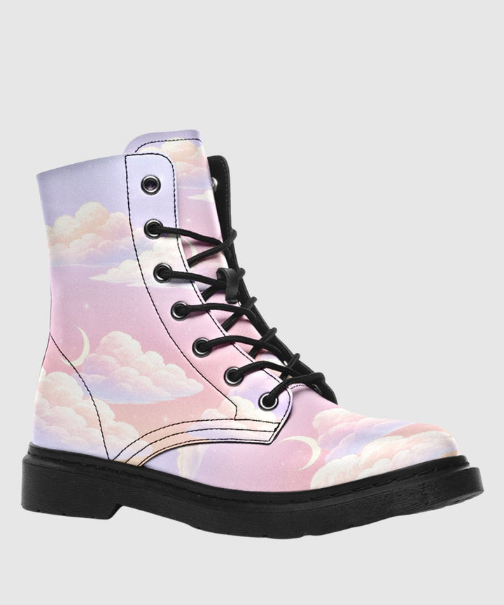 Pink Candy Clouds Boots - The Pagan Grimoire