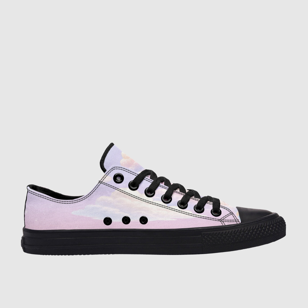 Pink Candy Clouds Low Tops - The Pagan Grimoire