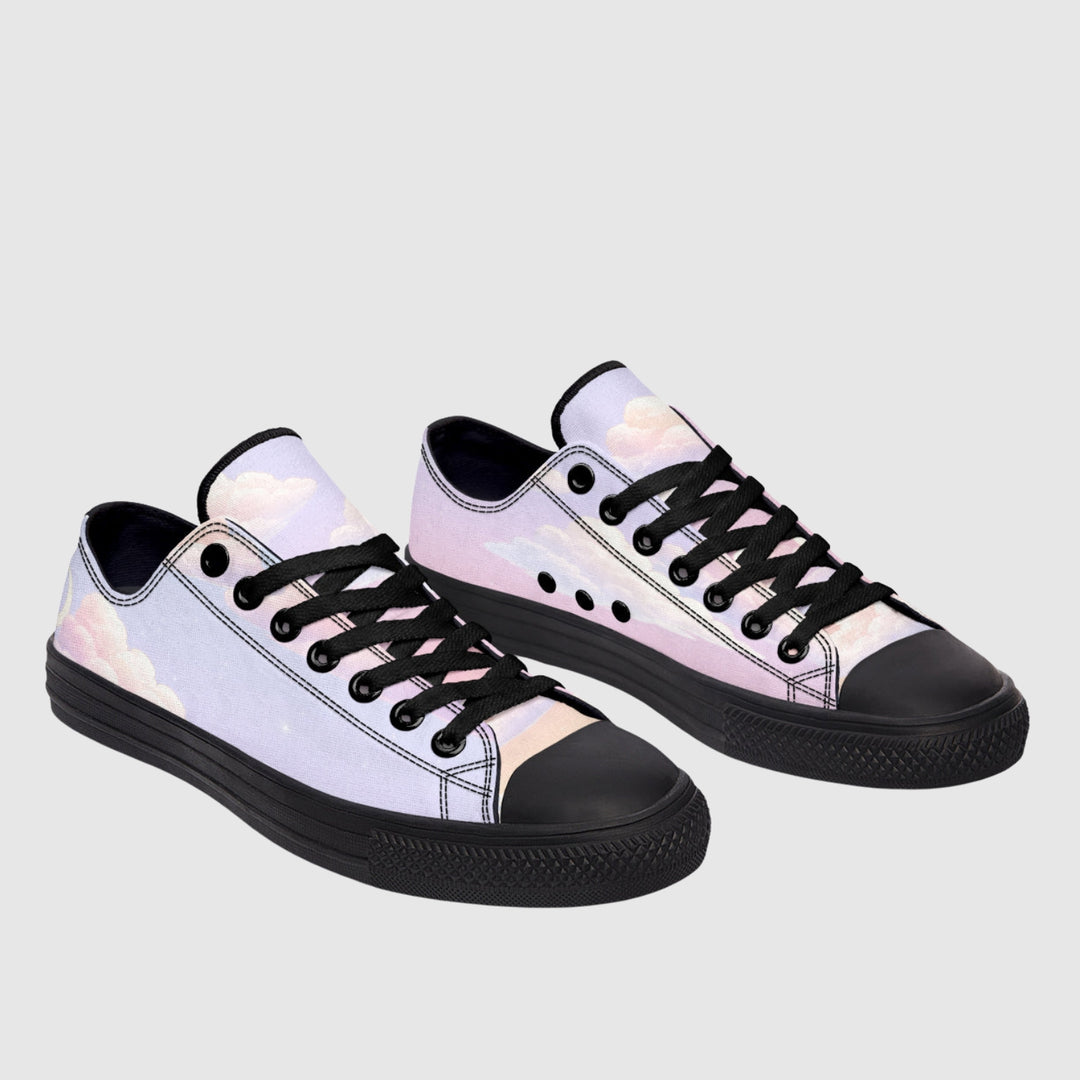 Pink Candy Clouds Low Tops - The Pagan Grimoire