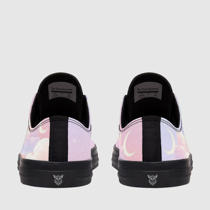 Pink Candy Clouds Low Tops - The Pagan Grimoire