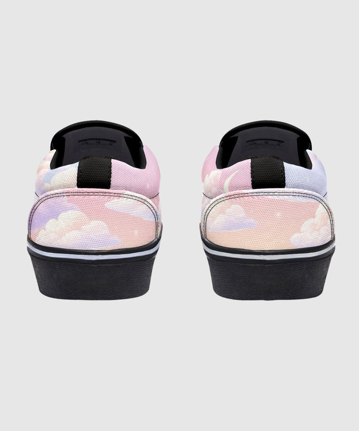 Pink Candy Clouds Slip On Shoes - The Pagan Grimoire