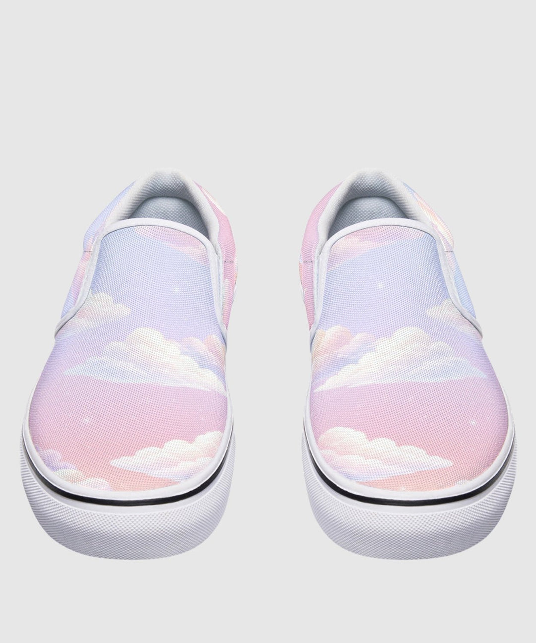 Pink Candy Clouds Slip On Shoes - The Pagan Grimoire