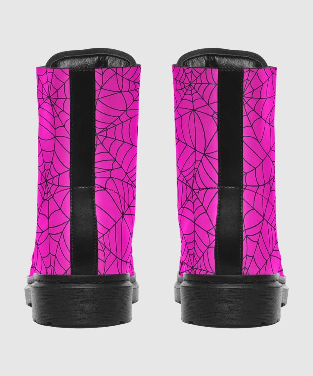 Pink Spiderweb Boots - The Pagan Grimoire