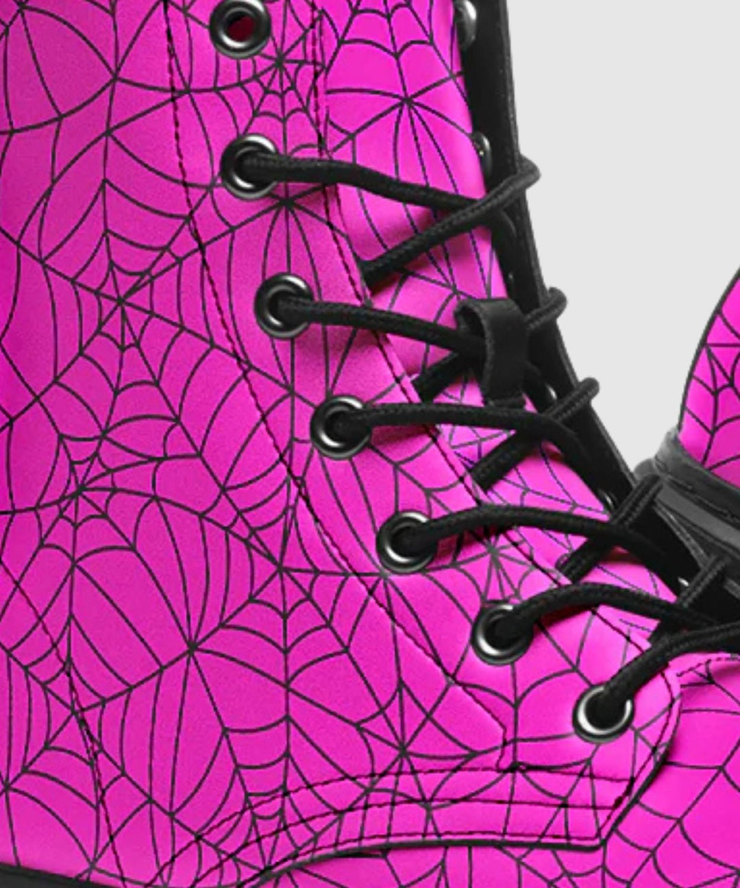 Pink Spiderweb Boots - The Pagan Grimoire