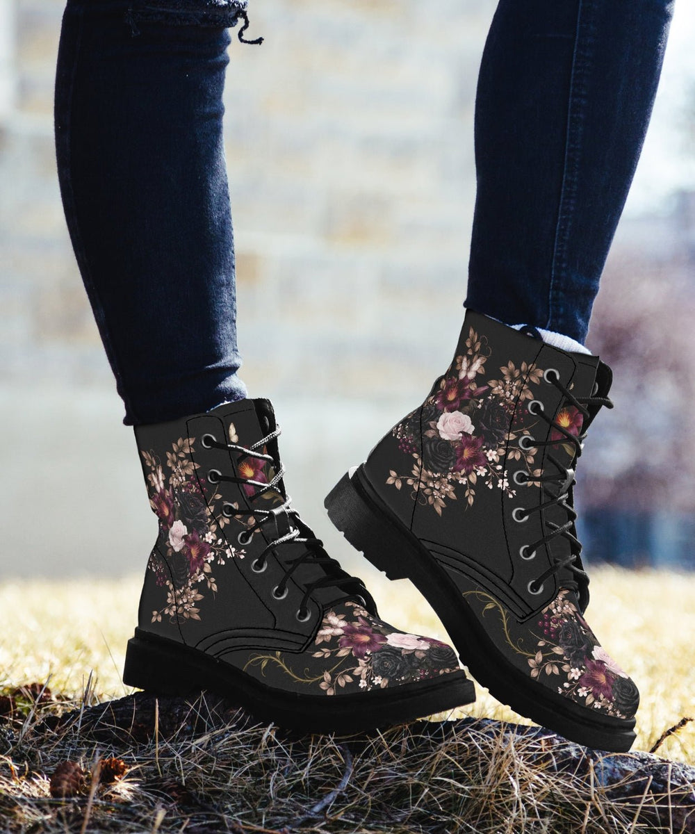 Poison Garden Boots - The Pagan Grimoire