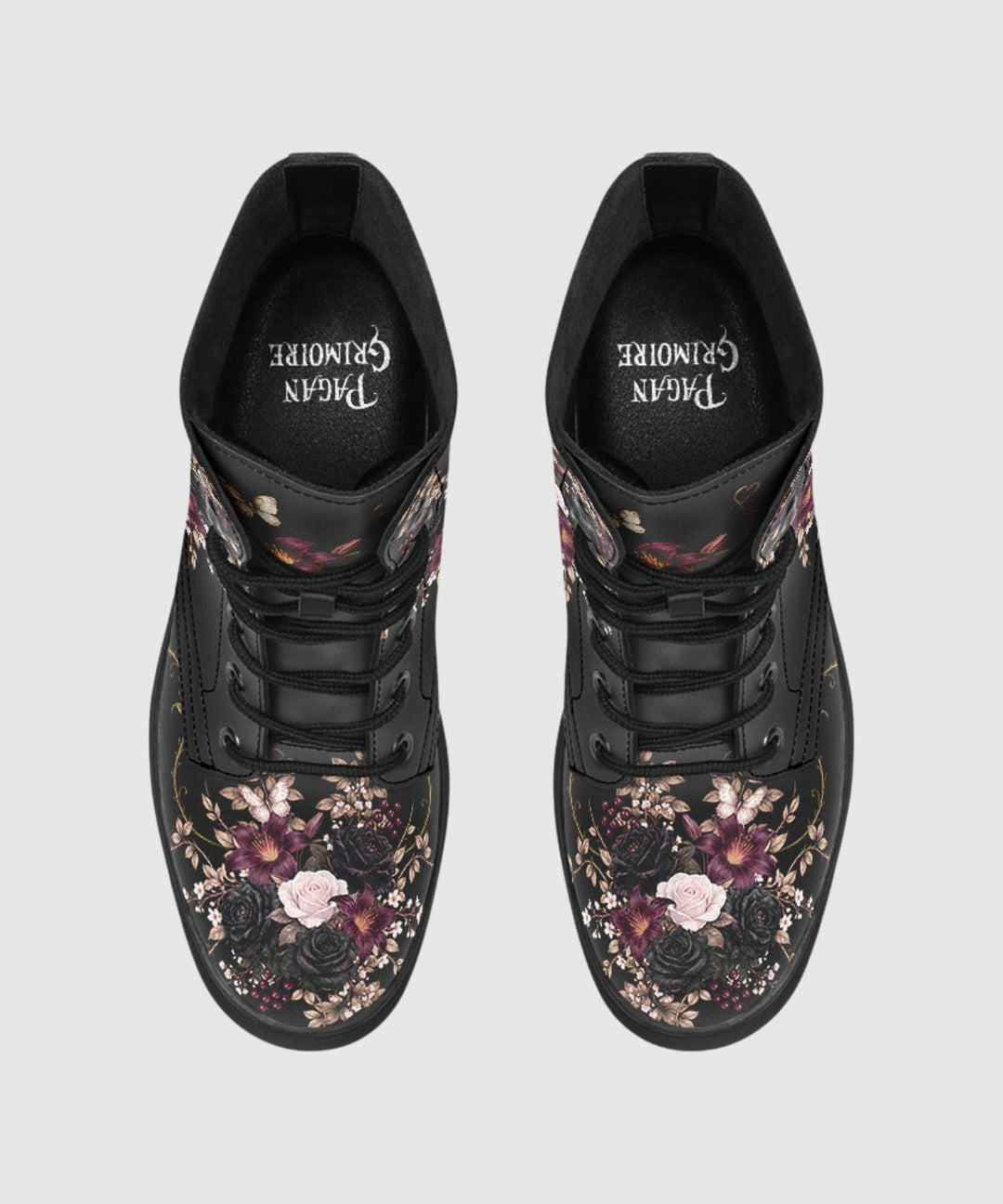 Poison Garden Boots - The Pagan Grimoire