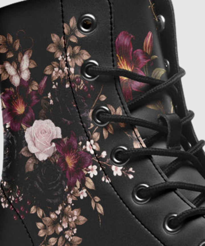 Poison Garden Boots - The Pagan Grimoire