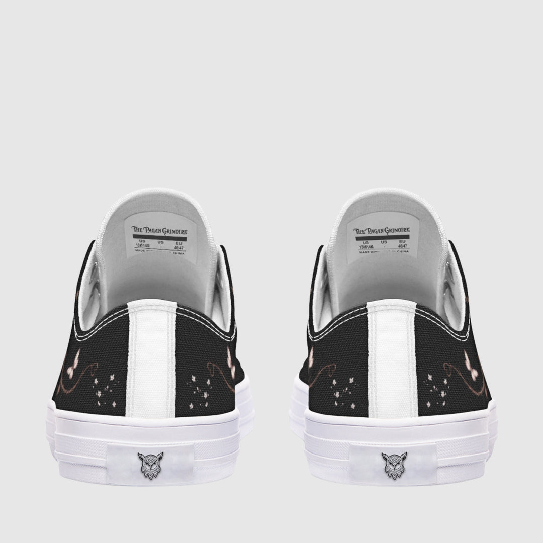 Poison Garden Low Tops - The Pagan Grimoire