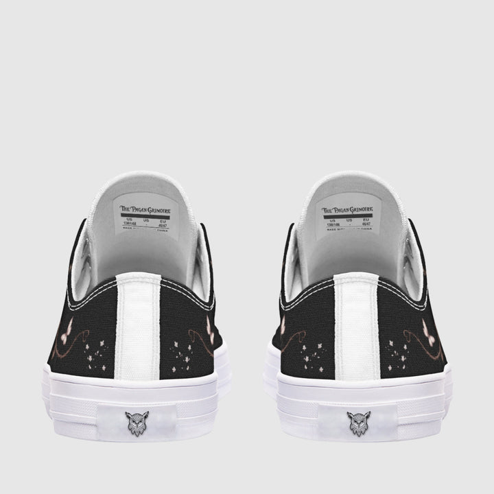 Poison Garden Low Tops - The Pagan Grimoire
