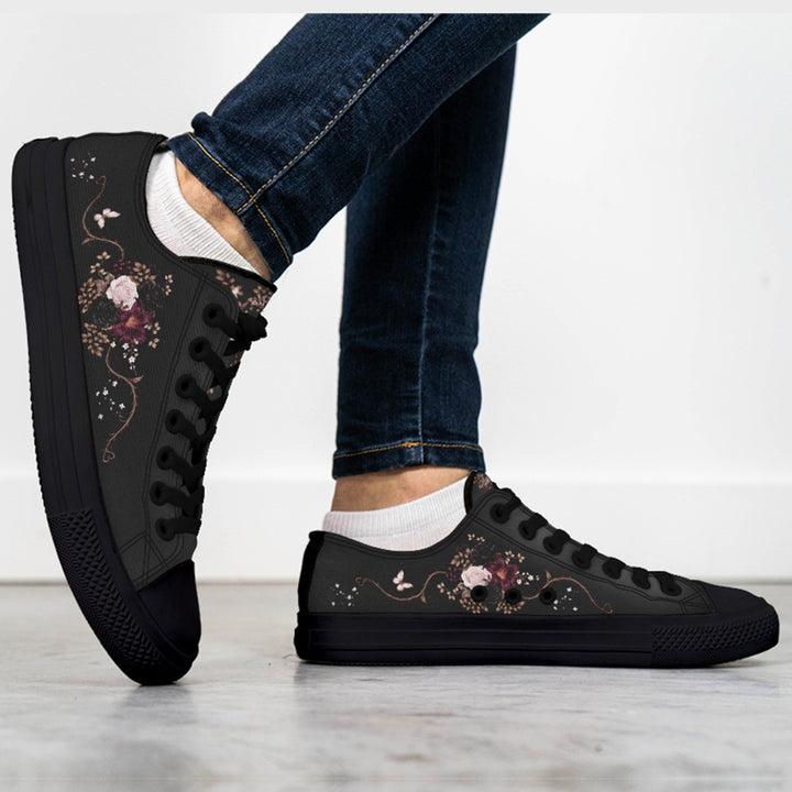 Poison Garden Low Tops - The Pagan Grimoire